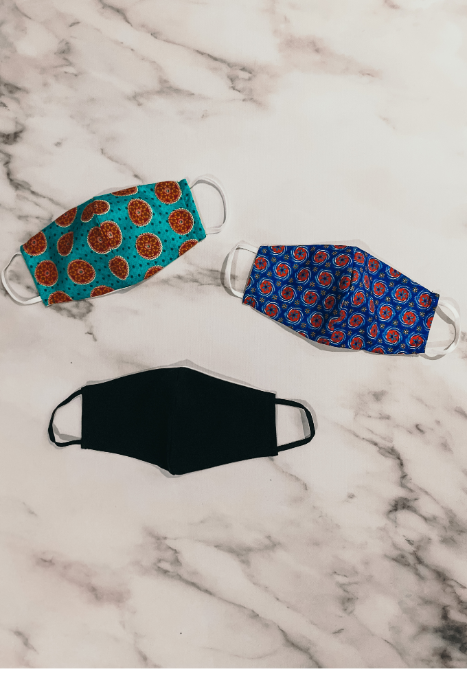 Double Layer Face Masks - Elastic Fit